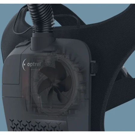 Przyłbica szlifierska OPTREL CLEARMAXX z nawiewem SWISS-AIR + torba