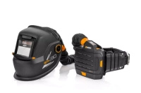 Przyłbica spawalnicza samościemniająca KEMPPI BETA e90 -XFA + system powietrza PFU-210e + torba