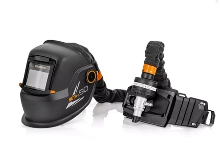 Przyłbica spawalnicza samościemniająca KEMPPI BETA e90 + system powietrza RSA-230 + torba